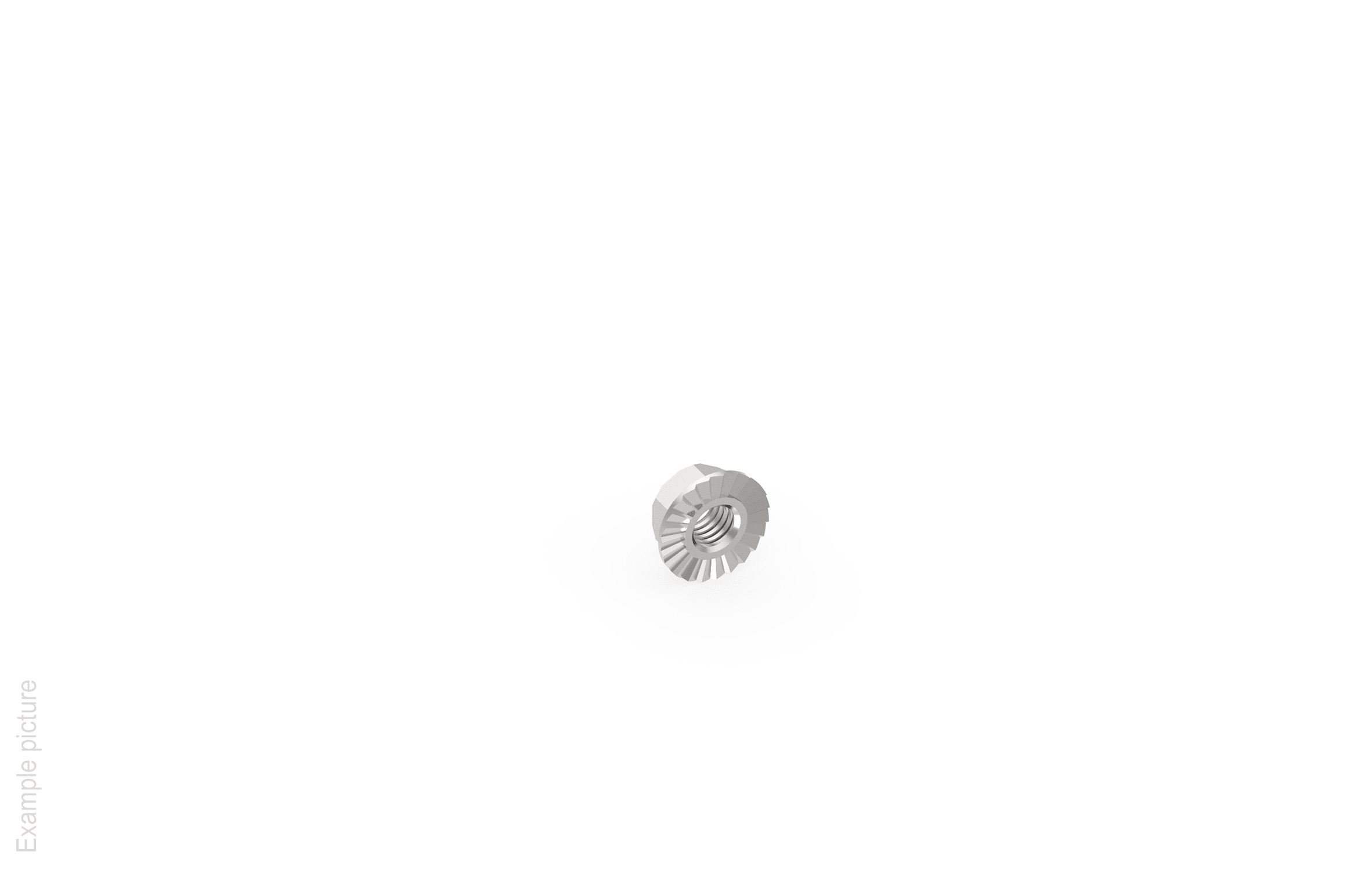 STEEL LINE CMS SRL SFZ9I16S08 DA 08 I DADO FLANGIATO 100PZ