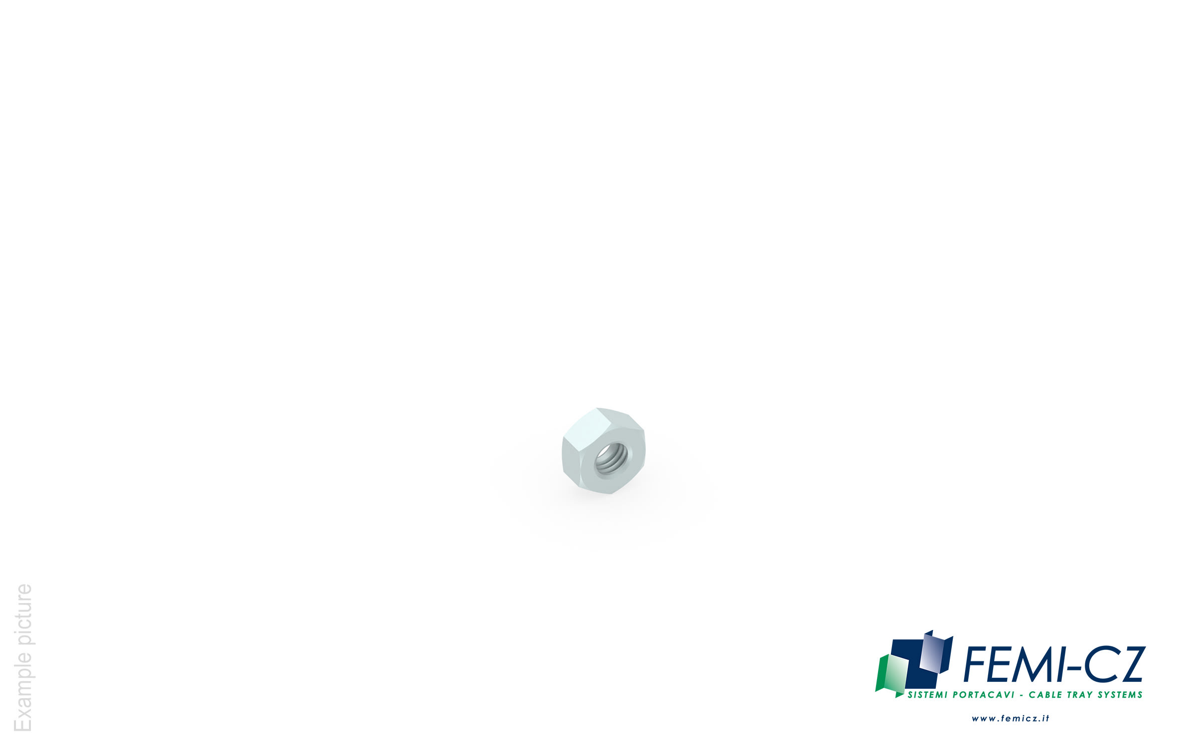 FEMI-CZ SPA - FCZD0C17S06E DADO ESAGONALE M6 Z.ELETTR. 100PZ E