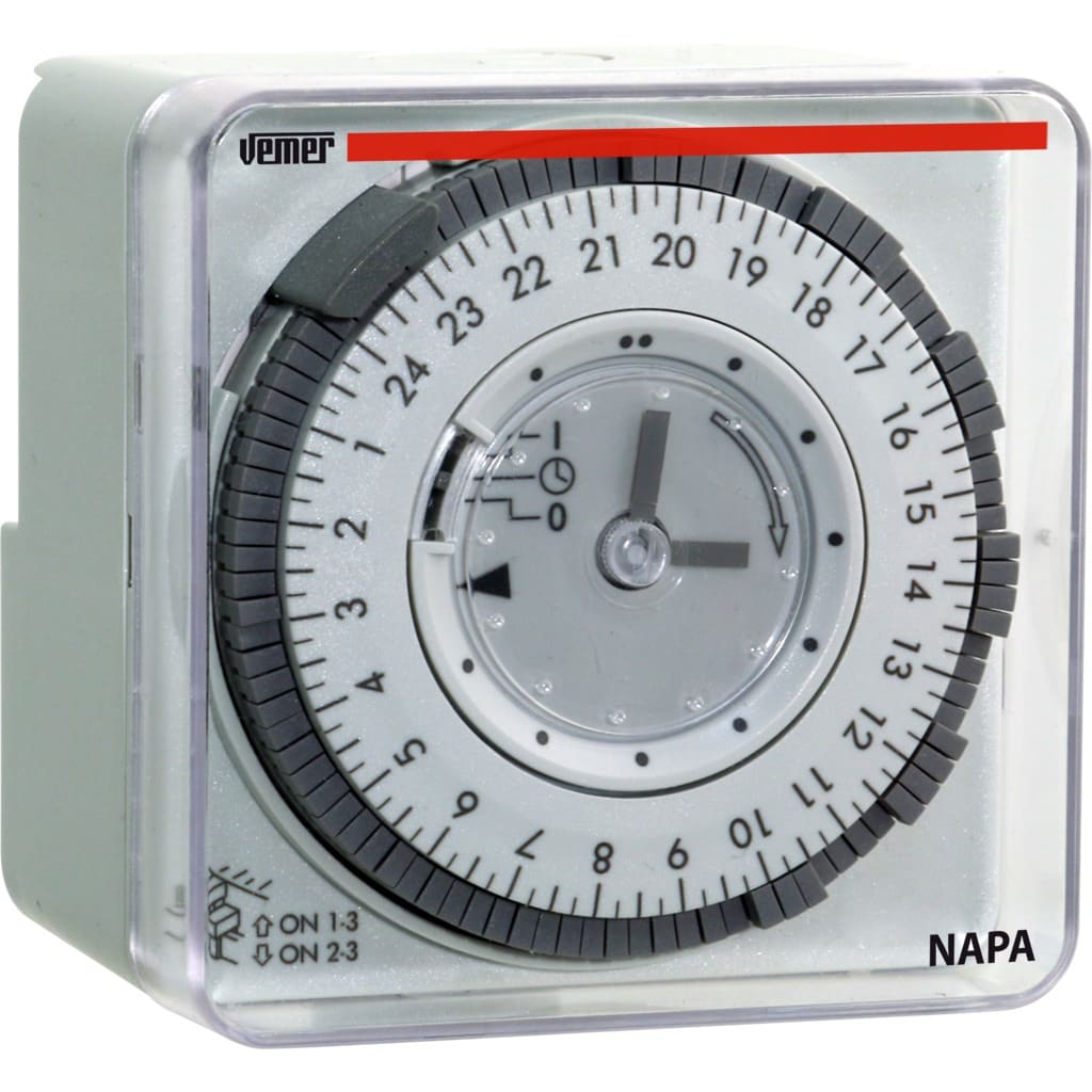 VEMER SPA VEMVP884101 NAPA-D OROLOGIO MECC GIORNALIERO 115V