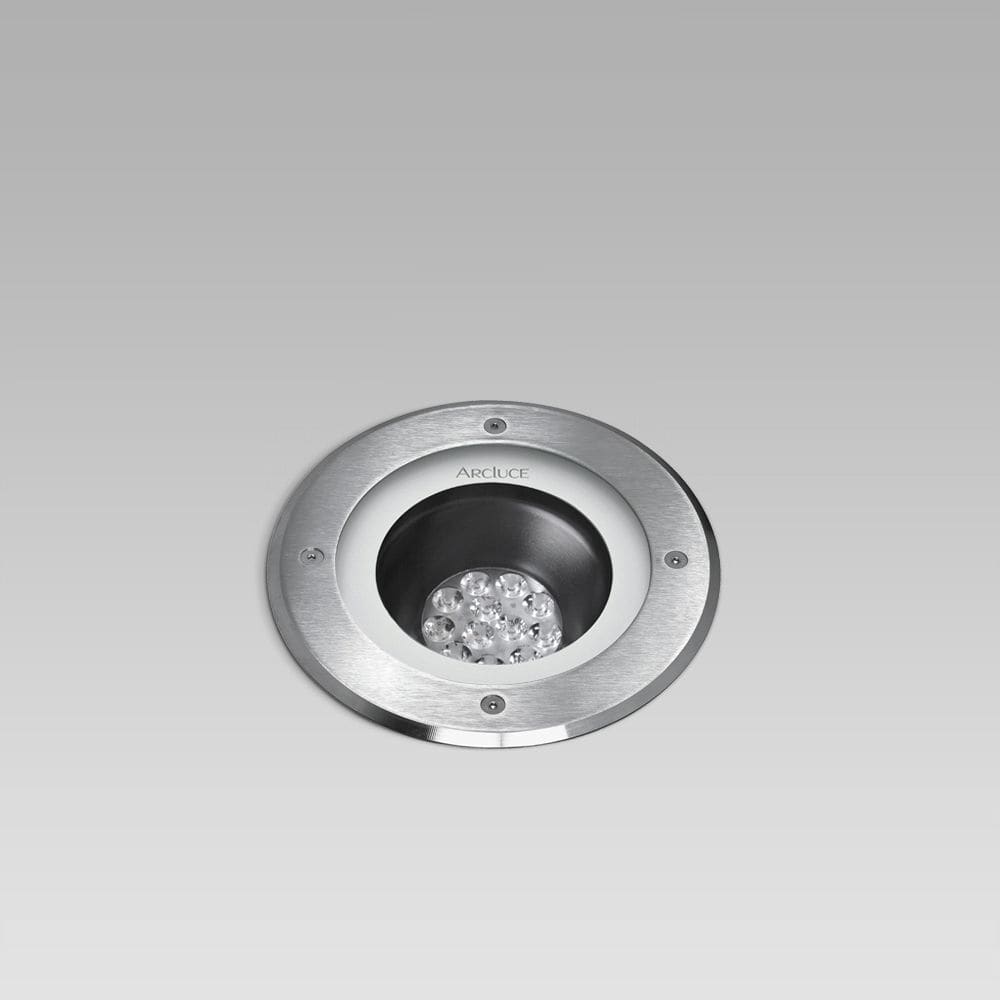 ARCLUCE SPA ACL0761012C-30 INGR-S180 12W RGBW FB INOX TONDA REM-D
