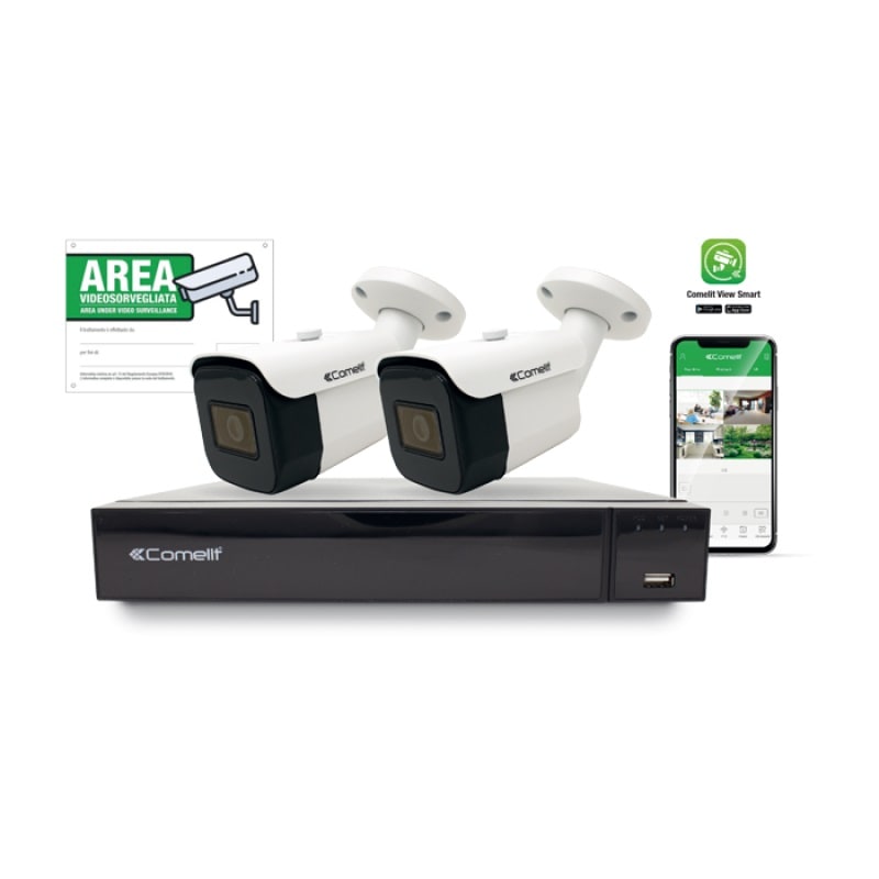 COMELIT GROUP SPA COEIPKIT004S08PB KIT IP SERIE SMART 4K, 4CH