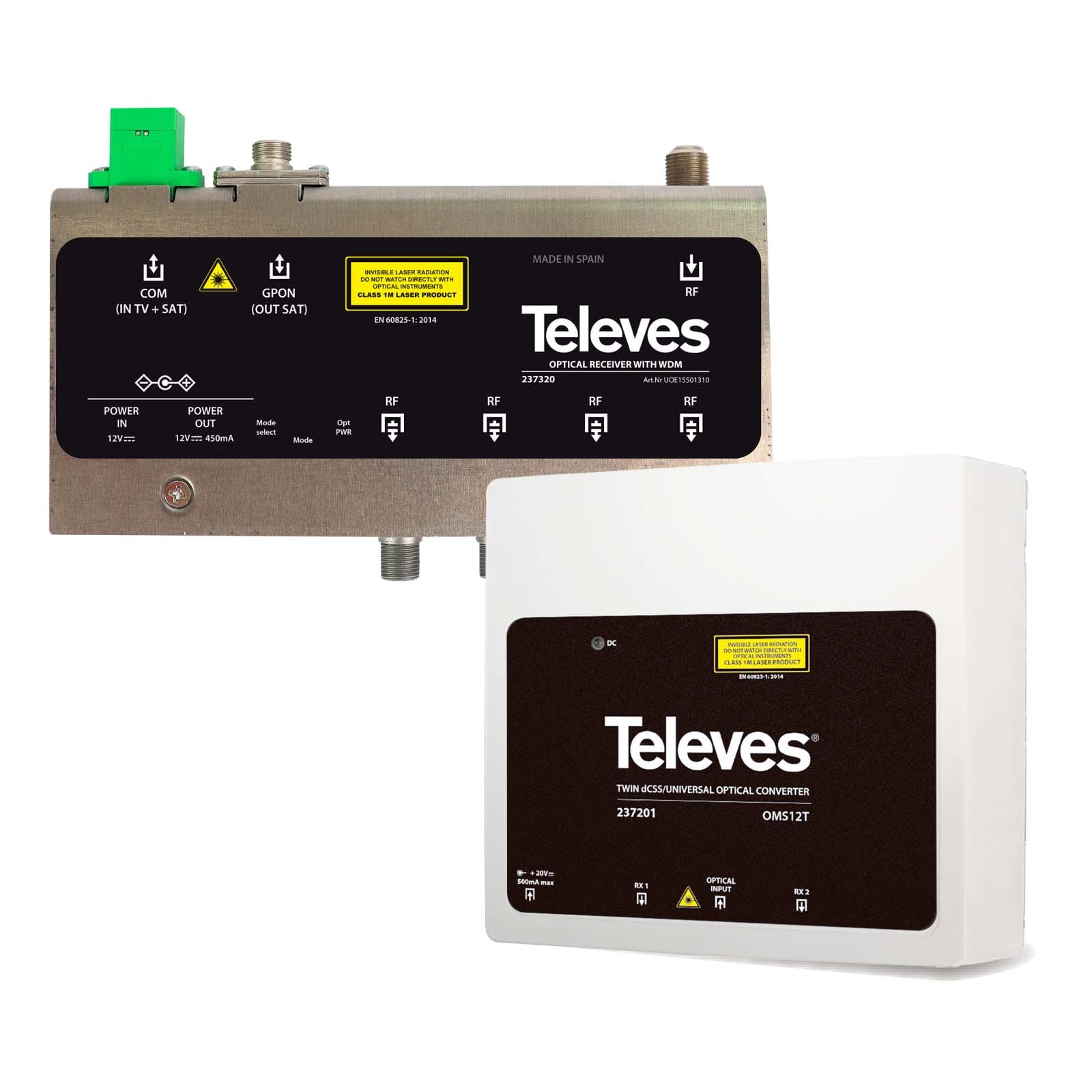 TELEVES ITALIA SRL TVV237290 KIT:CONVERT DCSS TWIN+RX 1550/1310NMFTTH