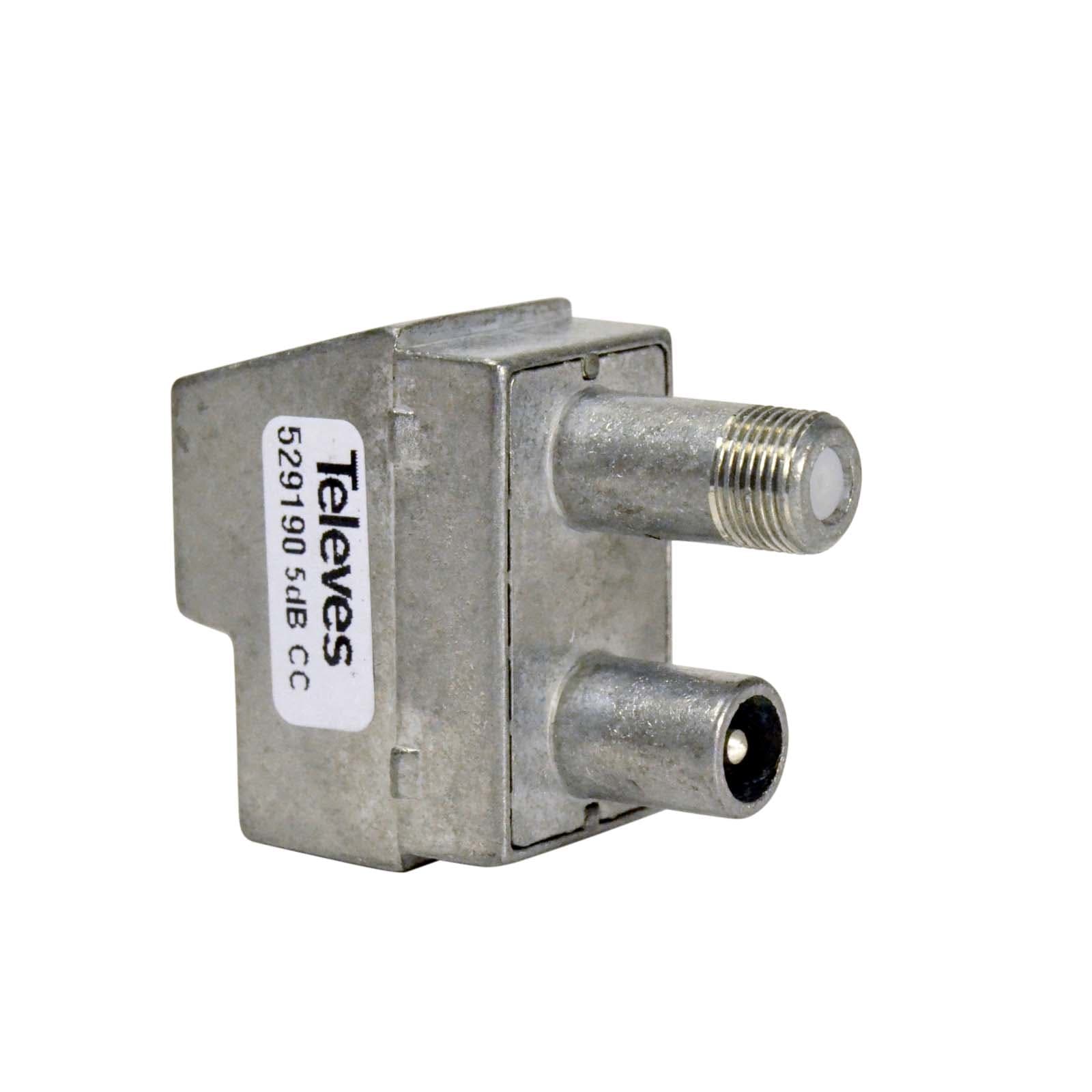 TELEVES ITALIA SRL - TVV529190 PRESA DEMISCELATA TV-SAT 5DB PASS