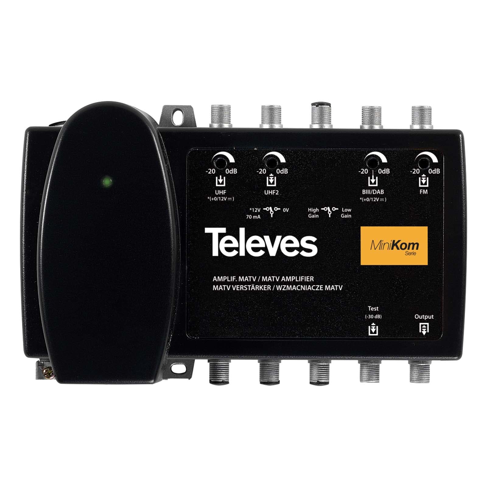 TELEVES ITALIA SRL - TVV539201 CENTRALE AMPLIF. 4ING. FM-3-U-V G35/45DB