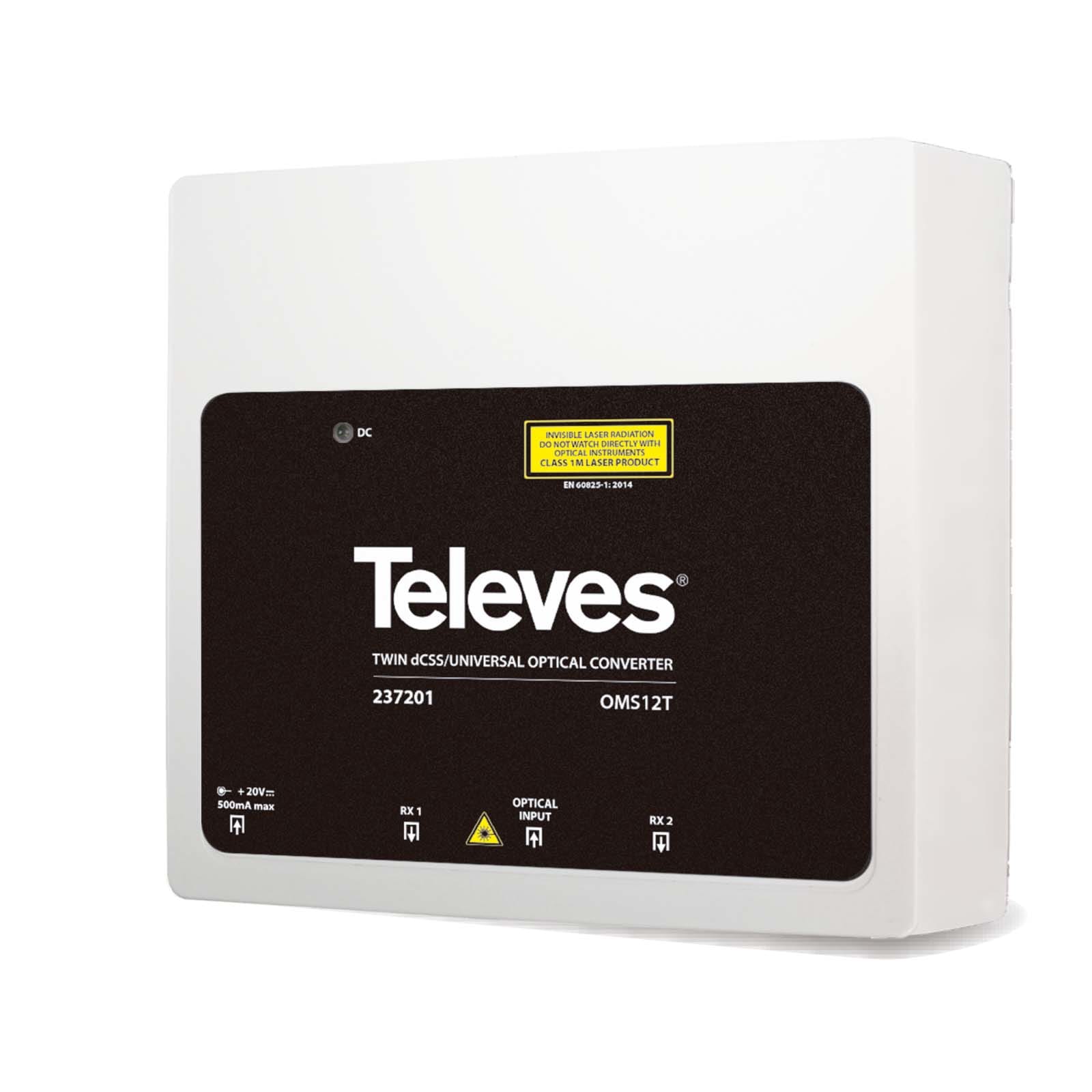 TELEVES ITALIA SRL TVV237201 CONVERTI.OTTICO/RF DCSS TWIN GTU