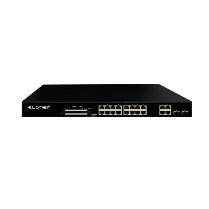 COMELIT GROUP SPA COEIPSWP22N01A SWITCH POE, 16 PORTE+4 COMBO+2GE, GIGABI