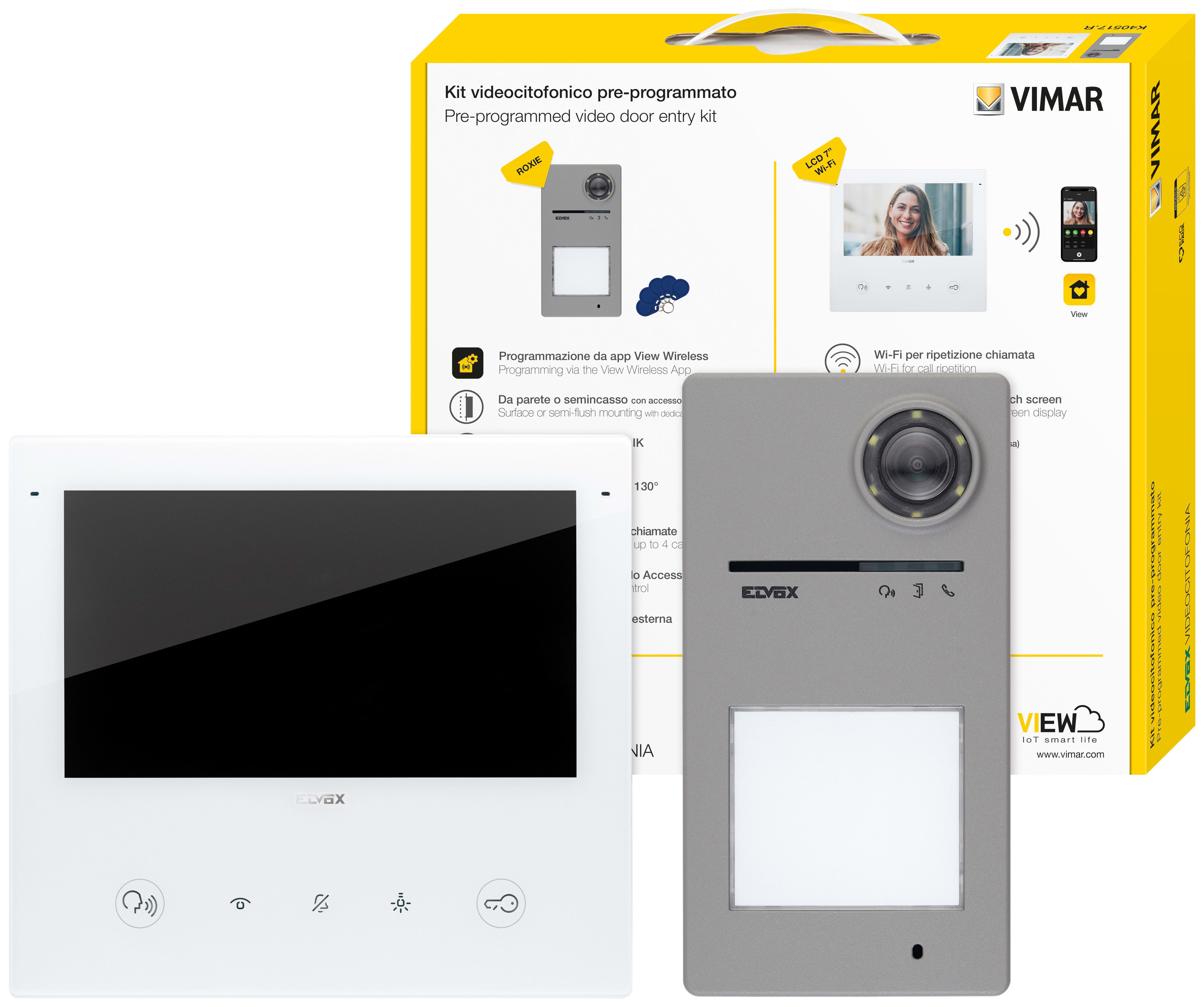 VIMAR SPA VIWK40517.R KIT VIDEO M/BIF. TAB 7S UP WI-FI + 40170