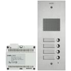 VIMAR SPA - VIWK41504 Kit Steely 2F+ audio 4 pulsanti acciaio