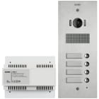 VIMAR SPA - VIWK41524 Kit Steely 2F+ A/V 4 pulsanti acciaio