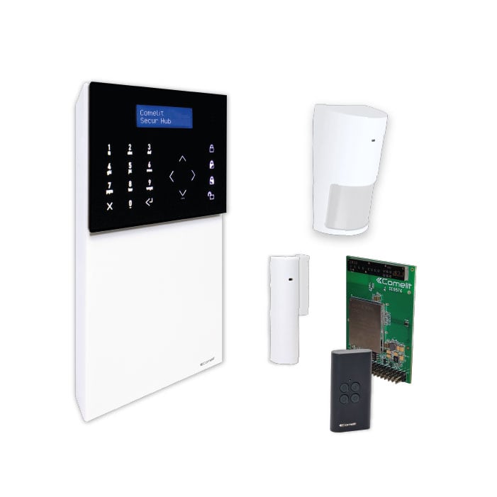COMELIT GROUP SPA COEKSW32411L KIT SECUR HUB 4G RF12PIR RF1MCW RF4KEY