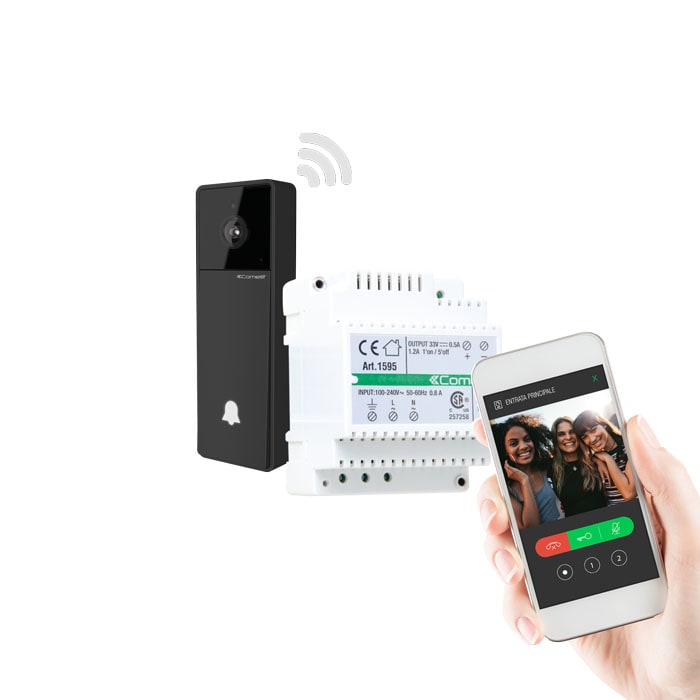 COMELIT GROUP SPA COEKVV8111 KIT VISTO VIP WI-FI CON ALIMENTATORE