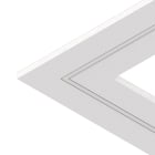 NOVALUX SPA - NOX1018A0.99 L-09: PROFILO ANGOLARE 90? per Strip LED tagliabile in opera, per realizzare linee di luce incassate nel cartongesso. Garanzia 5 anni.
