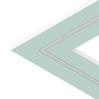 NOVALUX SPA - NOX1018A1.99 L-09: PROFILO ANGOLARE 90? per Strip LED tagliabile in opera, per realizzare linee di luce incassate nel cartongesso. (versione HYDRO). Garanzia 5 ann