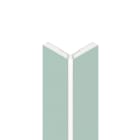 NOVALUX SPA - NOX1018A9.99 L-09 EDGE profilo lineare per spigolo interno per Strip LED tagliabile in opera, per realizzare linee di luce incassate nel cartongesso. (versione HYD