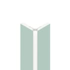 NOVALUX SPA - NOX101873.99 L-16 CORNER profilo lineare per spigolo esterno non installabile direttamente su muratura, per strip LED, tagliabile in opera, in lastra di cartongess