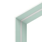 NOVALUX SPA - NOX101877.99 Profilo angolare 90? parete- soffitto per strip LED, tagliabile in opera, in lastra di cartongesso con profilo di alluminio integrato.Garanzia 5 anni.