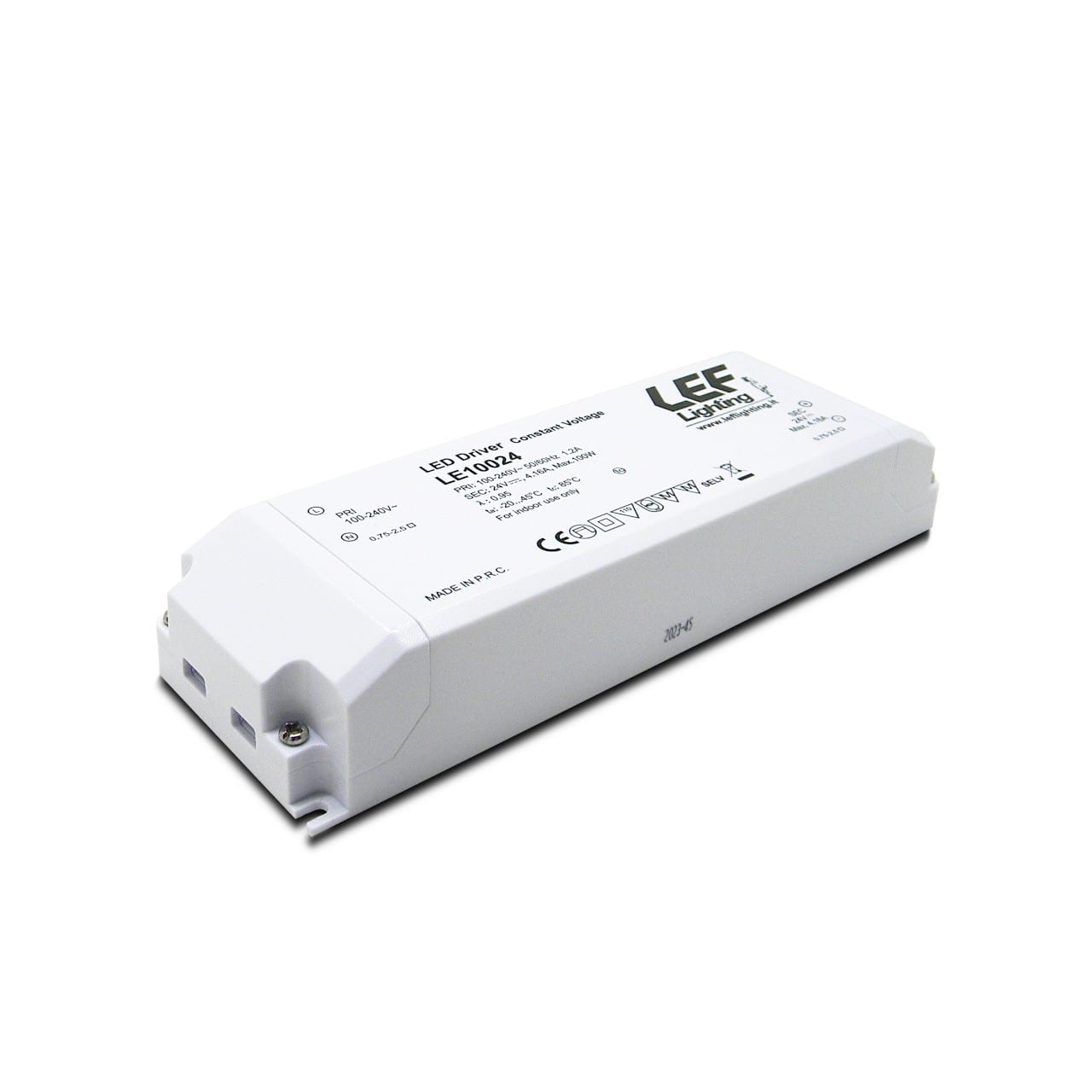 LEF LIGHTING SRL LEFLE10024 ALIM. LED TENS. COSTANTE 100W 24VDC IP20
