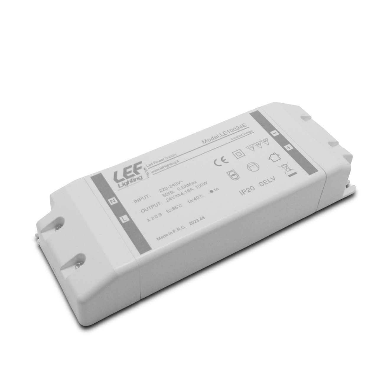LEF LIGHTING SRL LEFLE10024E ALIM. LED TENS. COSTANTE 100W 24VDC IP20