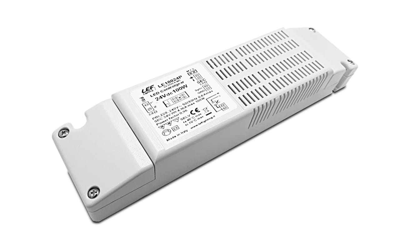 LEF LIGHTING SRL LEFLE10024P ALIM.LED TENS.COST. 100W 24VDC PUSH IP20
