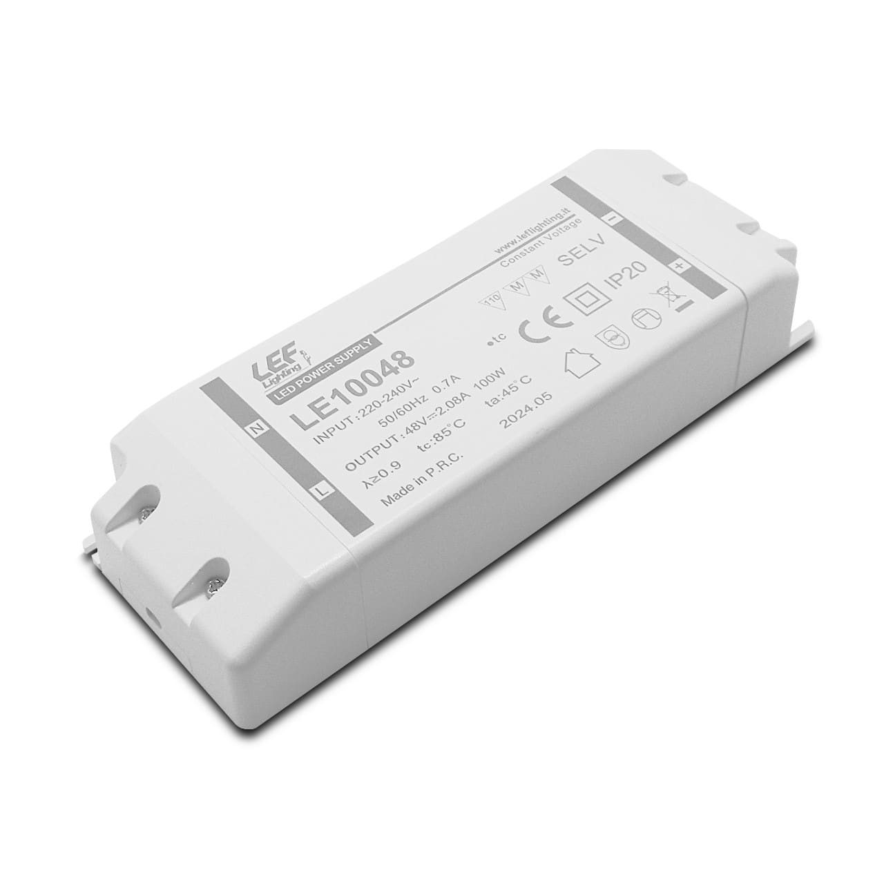 LEF LIGHTING SRL LEFLE10048 ALIM. LED TENS. COSTANTE 100W 48VDC IP20