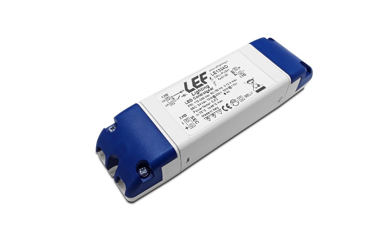 LEF LIGHTING SRL LEFLE1324D ALIM.LED TENS.COST. 13W 24VDC DIM.DALI/P