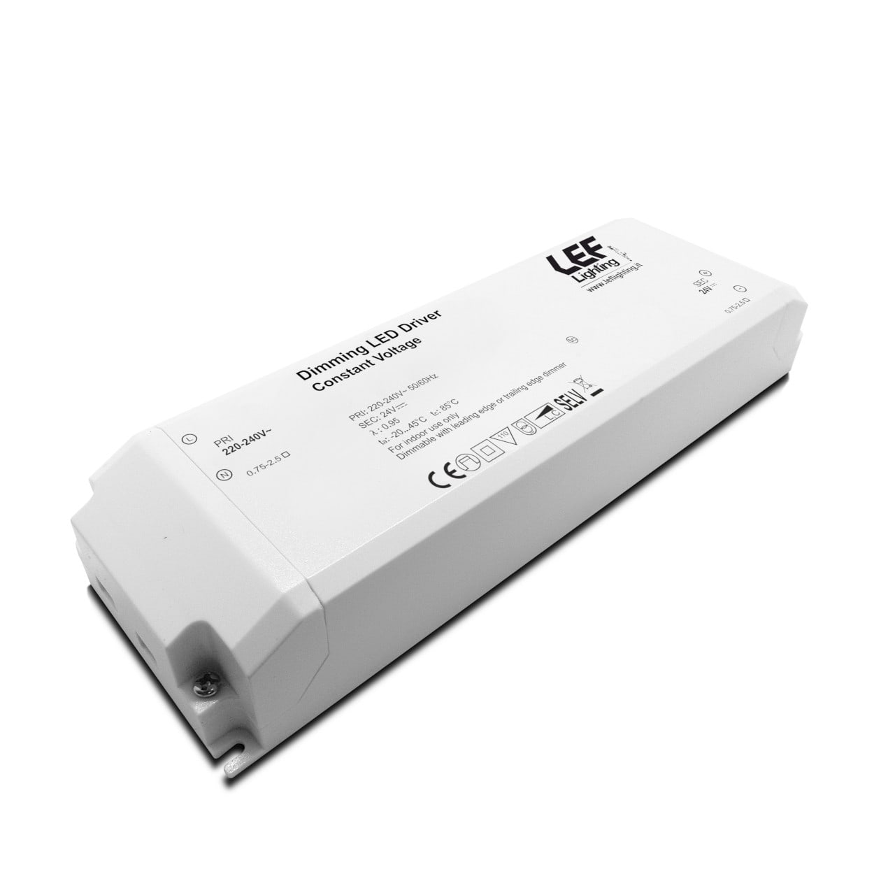 LEF LIGHTING SRL LEFLE15024TF2 ALIM.LED 150W 24VDC DIM TAGLIO FASE IP20