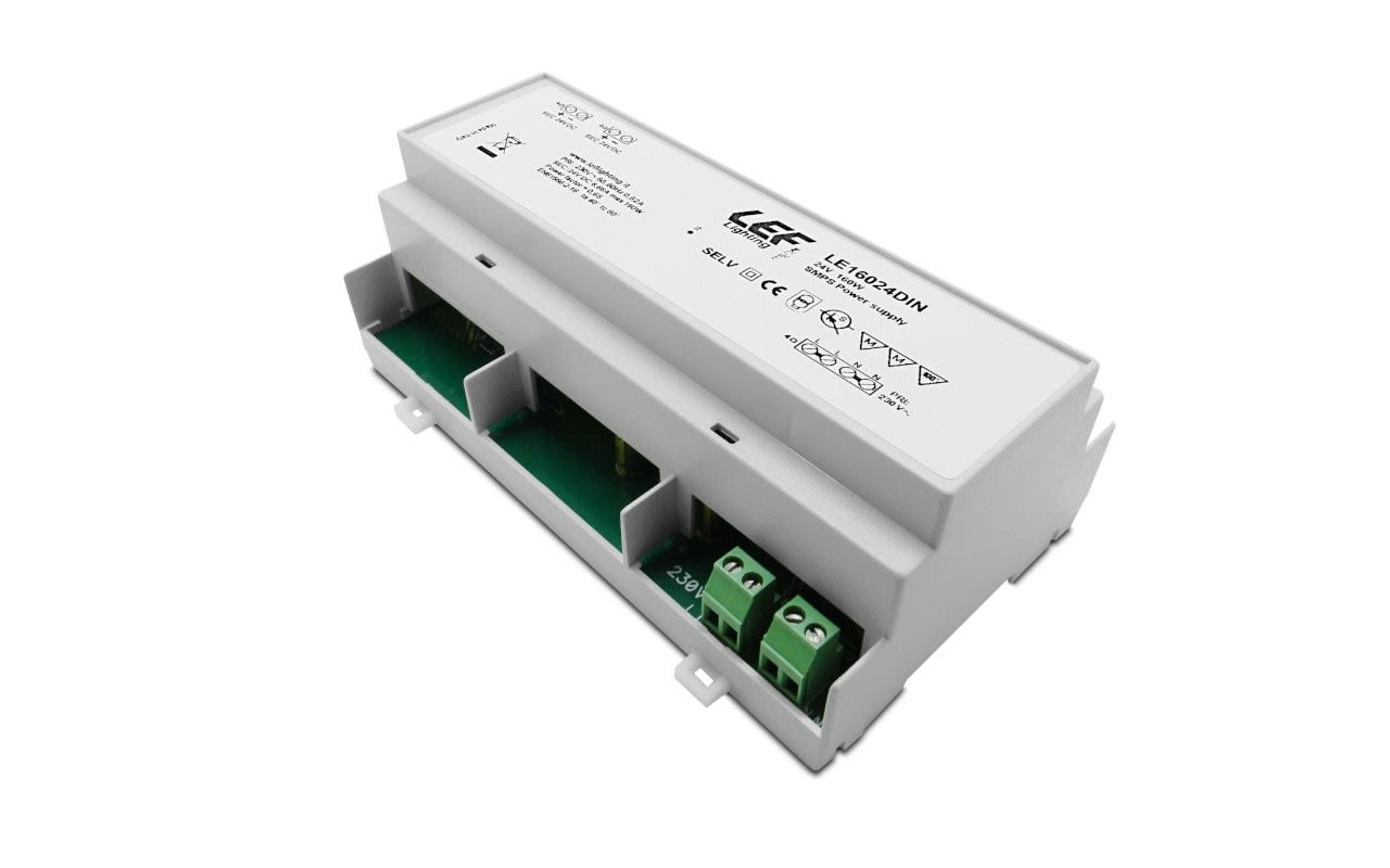 LEF LIGHTING SRL - LEFLE16024DIN ALIM. LED 160W 24VDC GUIDA DIN 9