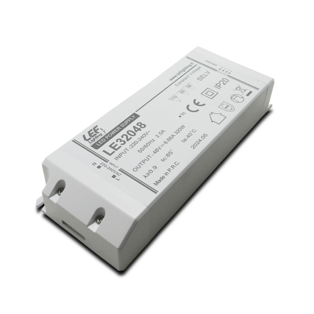 LEF LIGHTING SRL LEFLE32048 ALIM. LED TENS. COSTANTE 320W 48VDC IP20