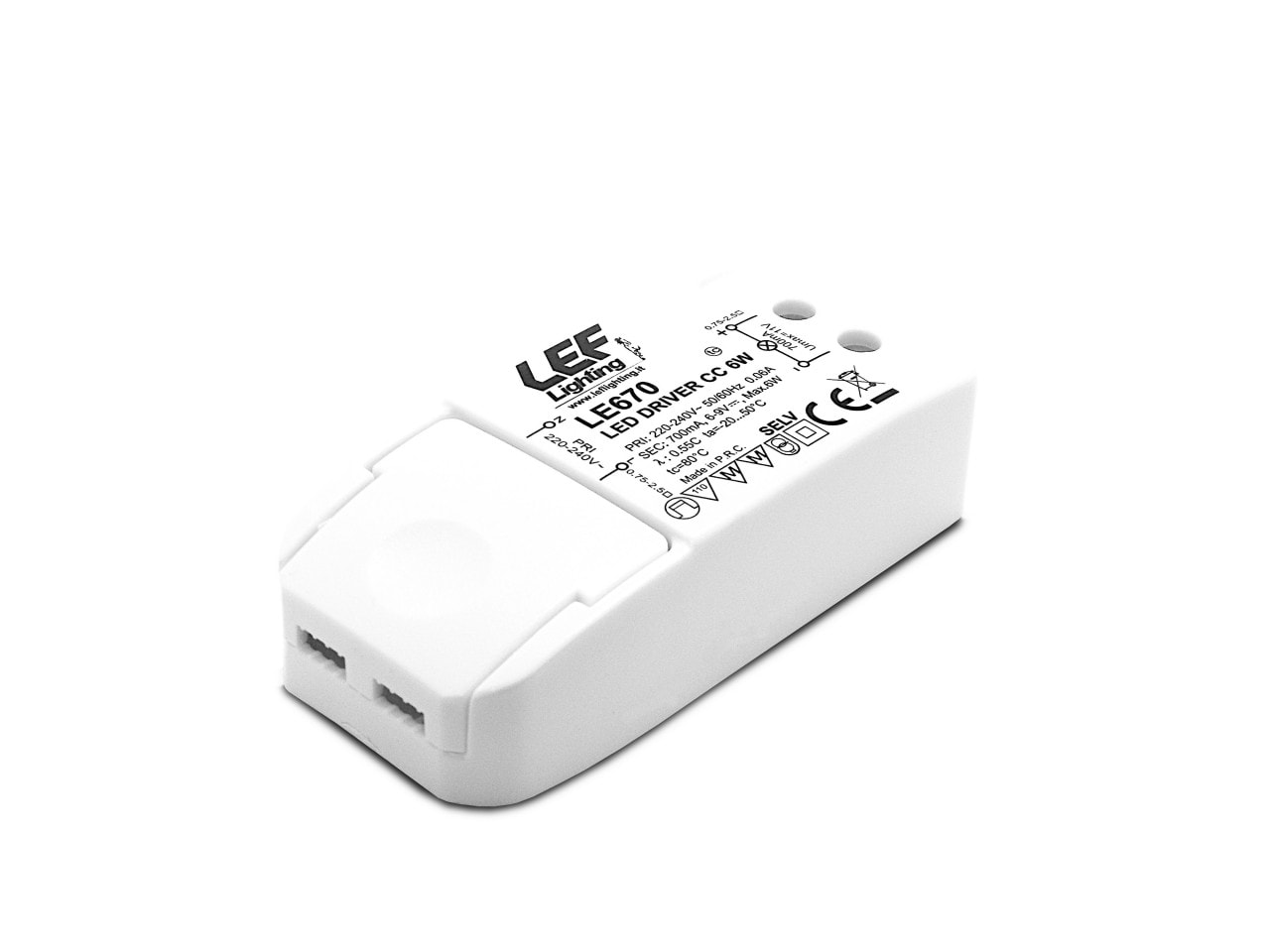 LEF LIGHTING SRL LEFLE670 ALIM. LED CORR. COSTANTE 700MA 7,7W IP20