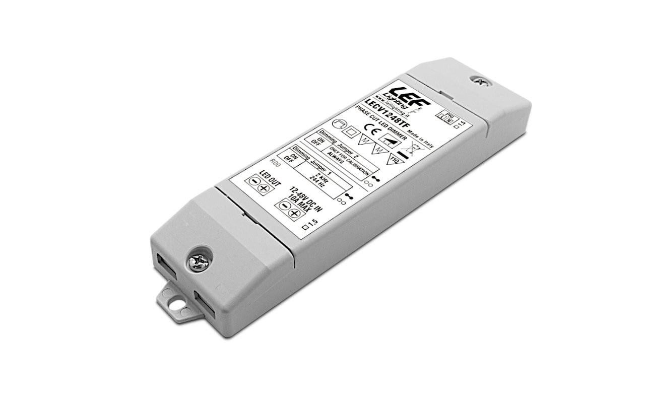 LEF LIGHTING SRL LEFLECV1248TF INTER. DIMM. 12-24-48VDC 10A TAGLIO FASE