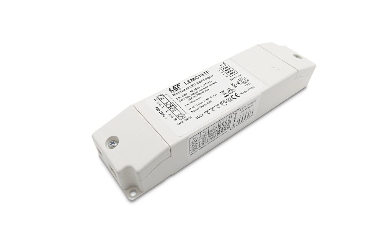 LEF LIGHTING SRL LEFLEMC18TF ALIM.LED 500 750MA 15 18W DIM.TAGLIOFASE