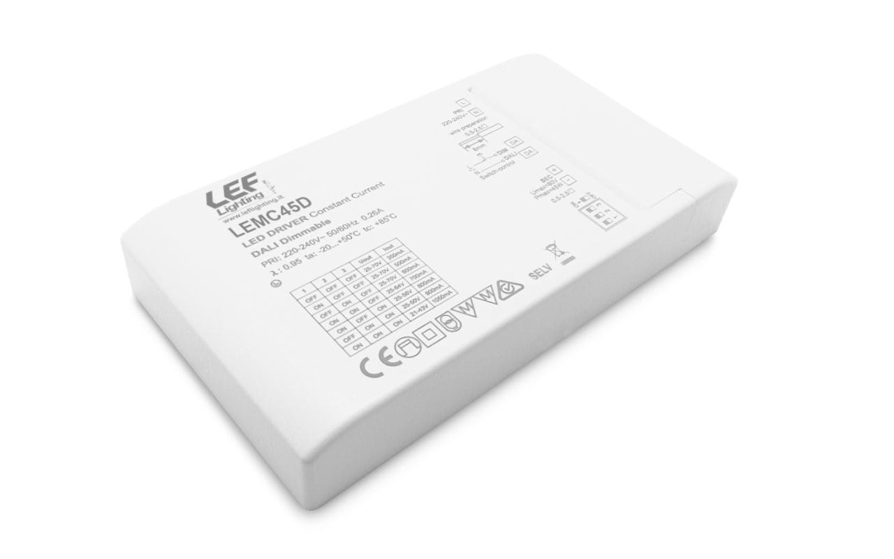 LEF LIGHTING SRL LEFLEMC45D ALIM.LED 350 1050MA 24 45W DIM.PUSH/DALI