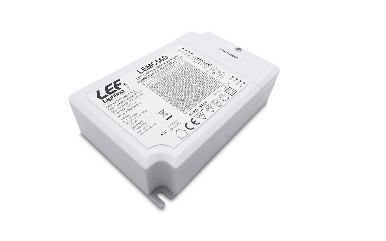 LEF LIGHTING SRL LEFLEMC56D ALIM.LED800 2000MA 33 60W DALI/PUSH/1-10