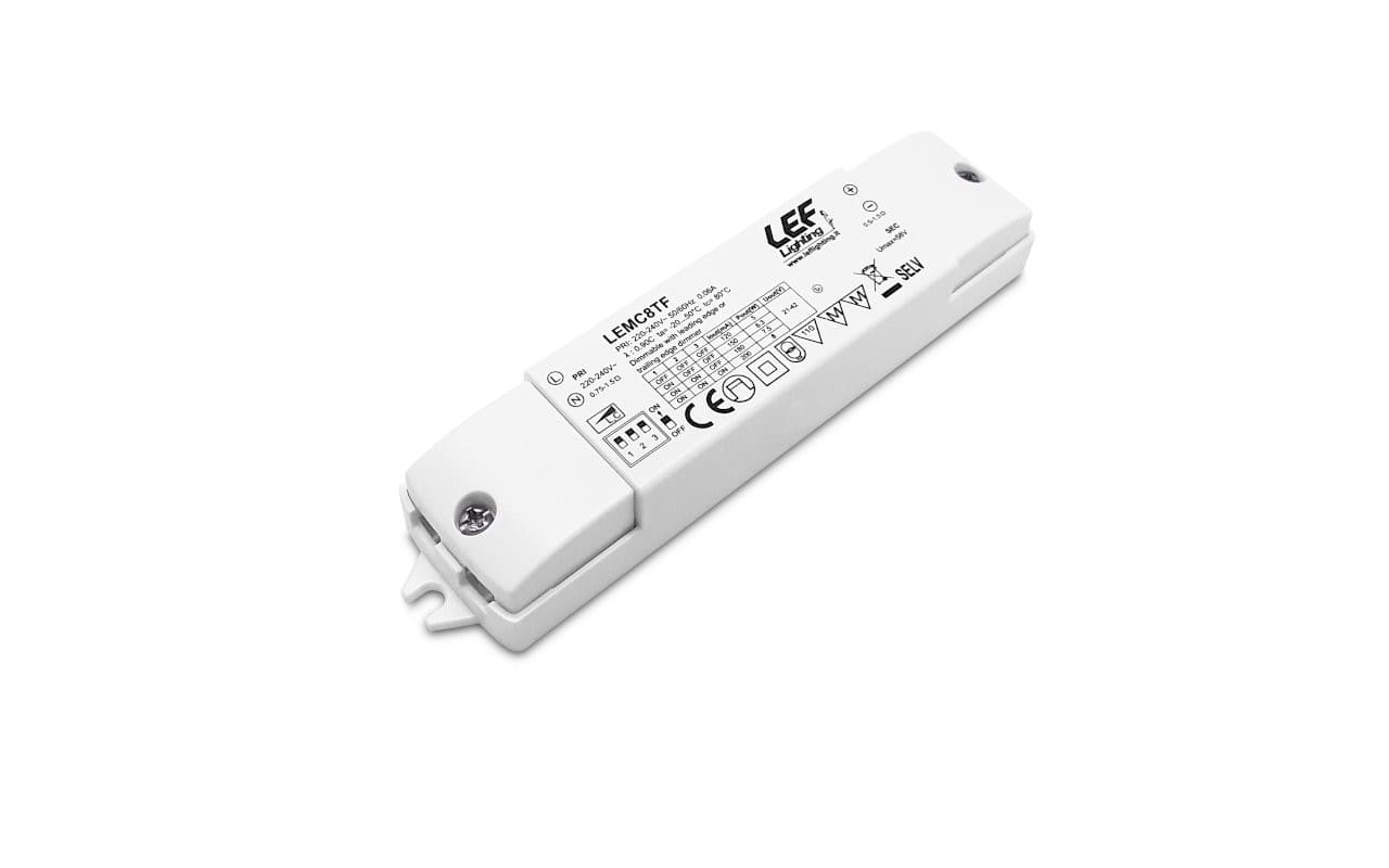 LEF LIGHTING SRL LEFLEMC8TF ALIM.LED 120 200MA 5 8W DIM.TAGLIO FASE