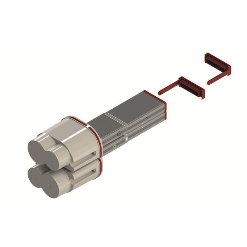 DKC POWER SOLUTIONS - HRCLTC25FFED3AA000 4P+4P 25A CU - Alimentazione + chiusura tipo 1