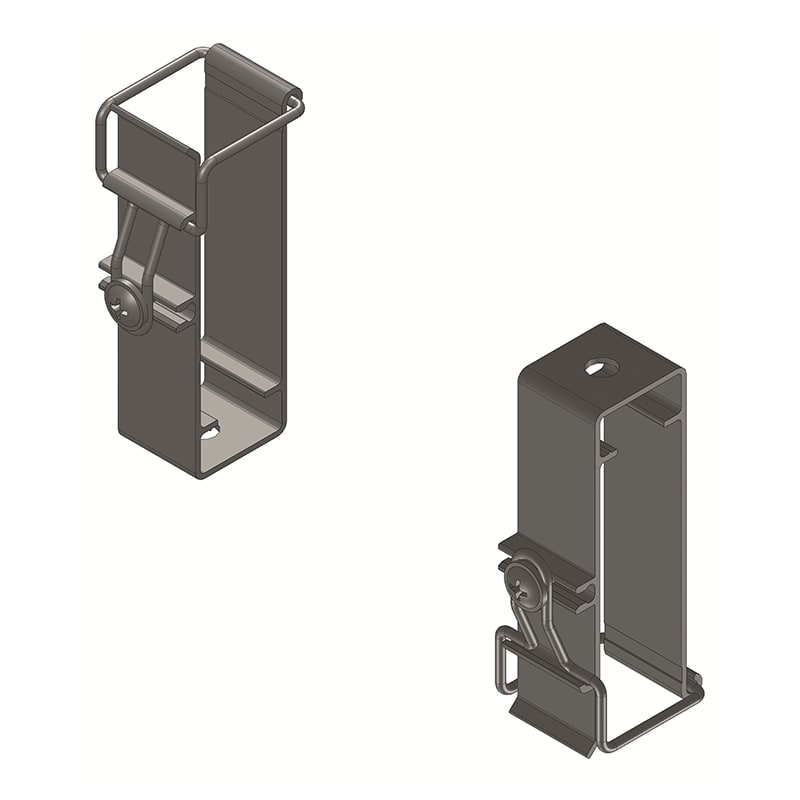 DKC POWER SOLUTIONS - HRCLTN70QFIU8AA000 STAFFA SEMPLICE ALLUMINIO DOPPIA