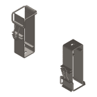 DKC POWER SOLUTIONS - HRCLTN70QFIU8AA000 STAFFA SEMPLICE ALLUMINIO DOPPIA