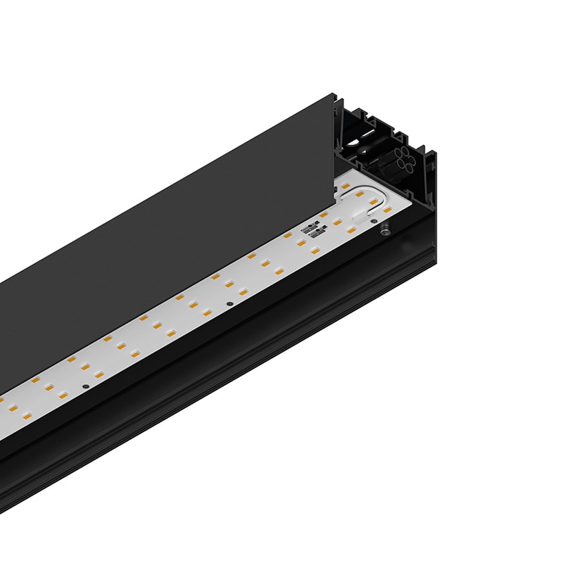 NOVALUX SPA - NOX106207.02 Sistema LED lineare installabile singolo o in fila continua, a plafone o sospensione PROFILO LED LINEARE Profilo in lega di alluminio verniciato. Alim