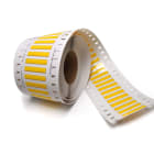 CEMBRE SPA - CEMM2-254-WH3 TERMORESTRINGENTE SEGNACAVO TERMO-ROLL M2, BIANCO, MEDIUM GRADE, STAMPABILE SU DUE LATI, DIAMETRO DEL CAVO 25,4mm, LUNGHEZZA 15m, ROTOLO