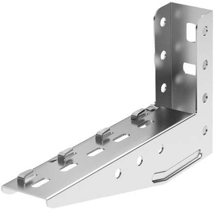 SATI ITALIA SPA - SAT61603200 Mensola stampata per passerella a filo base 200 mm spessore 15/10 ZS