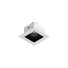 NOVALUX SPA - NOX101907.02 MINI WELL QUADRATO: Downlight LED per incasso da rasare, installabile su cartongesso di spessore 5-15 mm. Corpo quadrato in acciaio verniciato. UGR<19