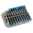 CONCHIGLIA - CON017423179 Serie MSMT - Morsettiera lineare sezionatrice a 4 poli, 3 vie per polo, sezione nominale 95 mmq