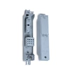 CONCHIGLIA - CON053251674 Serie MVE - Morsettiera da incasso palo a doppio isolamento, 4 poli, 2 fusibili, feritoia 100x300 mm