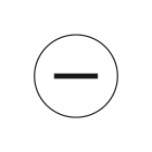 CEMBRE SPA - CEM701700 ETICHETTA PER APPAR.CS-NW-NEGATIVO- 12,5