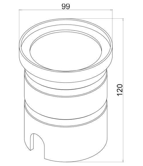 BOBOLI IN LUCE SRL - BBXAL18 CONTROCASSA PER OLAR18