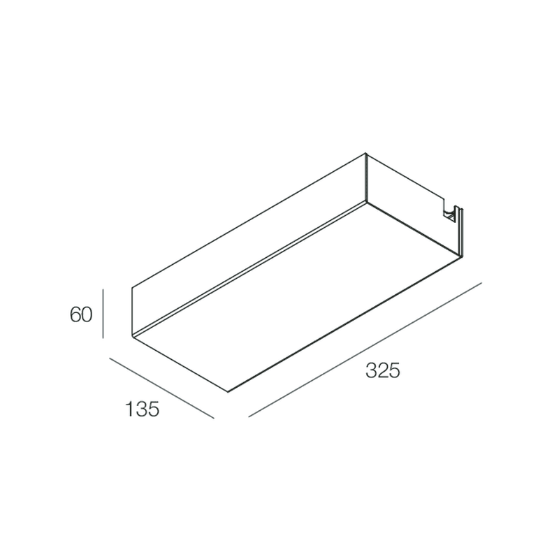 NOVALUX SPA - NOX1058D6.01 BOX PER P-30 A PLAFONE CENTRALE CON ALIMENTAZIONE INTEGRATA DIMMERABILE 150W Box a plafone. (Garanzia: 5 anni; e 3 anni per gli alimentatori)