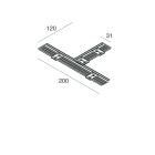 NOVALUX SPA - NOX103333.01 P-30 PCB: PROFILO DI CHIUSURA per GIUNTO a T molle incluse