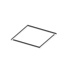 NOVALUX SPA - NOX103337.02 P-30 READY QUADRATO 830x830 Apparecchio LED quadrato per installazione a parete o plafone. Garanzia 5 anni.