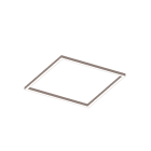 NOVALUX SPA - NOX103338.21 P-30 READY QUADRATO 830x830 Apparecchio LED quadrato per installazione a parete o plafone. Garanzia 5 anni.