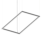 NOVALUX SPA - NOX103344.02 P-30 READY RETTANGOLARE 1630x830 Apparecchio LED quadrato per installazione a sospensione. Garanzia 5 anni.